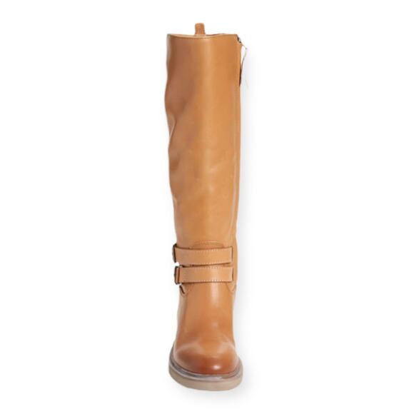Sam Edelman Freda Tall Leather Boot Cashew Size 6.5 NWT $225 MSRP - Picture 4 of 6